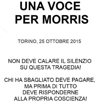 Ciriè, la famiglia di Morris Divorziati chiede di non dimenticare la morte del giovane di 28 anni