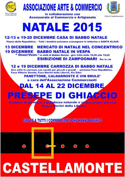 Castellamonte: “Arte&Commercio” al lavoro per un Natale davvero speciale