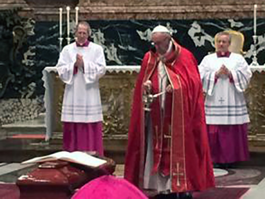 ROMA: ANCHE PAPA FRANCESCO AI FUNERALI DEL CARDINALE FURNO