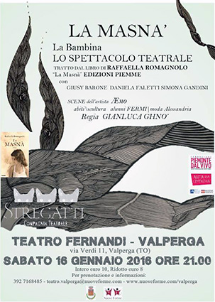 Valperga: con “Le Masnà” appuntamento questa sera al Fernandi con il grande teatro al femminile