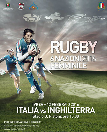 Ivrea: sabato 13 febbraio al “Gino Pistoni” è di scena il grande Rugby tra Italia e Inghilterra