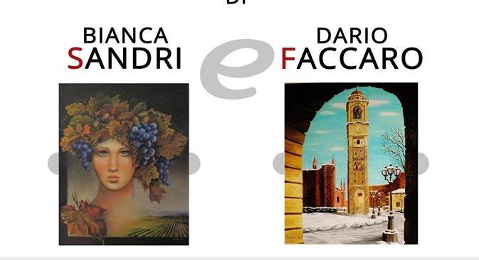 Castellamonte: i pittori Bianca Sandri e Dario Faccaro espongono al Centro Martinetti