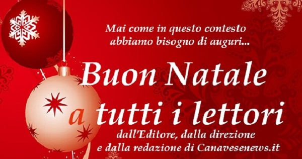 Auguri di un sereno e felice Natale da Canavesenews.it!