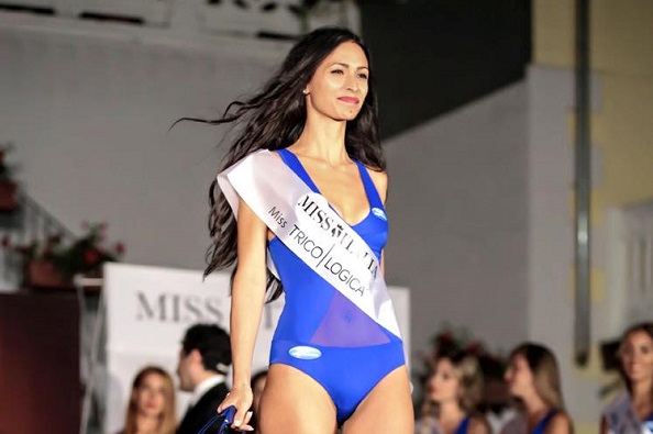 La modella e attrice Natasha Pellegrino, 26enne di Ivrea, punta alle finali di Miss Italia 2017
