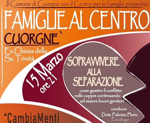 Famiglie al Centro a Cuorgnè: il contenitore comunale di eventi dedicato all’ascolto