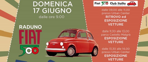 Rivarolo: domenica 17 giugno l’Urban Center ospiterà il grande raduno delle Fiat 500