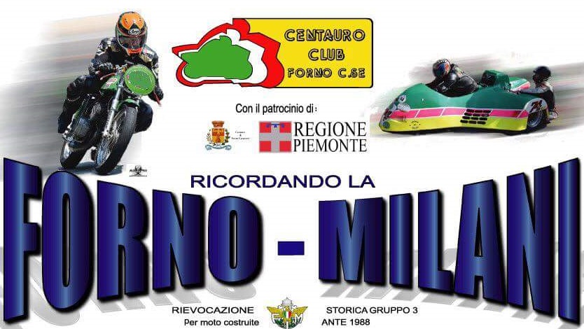 Forno: il 9 settembre la rievocazione della gara motociclistica delle frazioni Brach e Milani