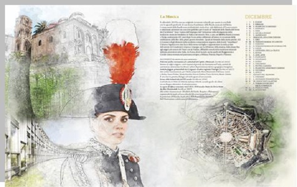 Ivrea, sito Unesco e città industriale del XX secolo nel calendario 2019 dell’Arma dei carabinieri