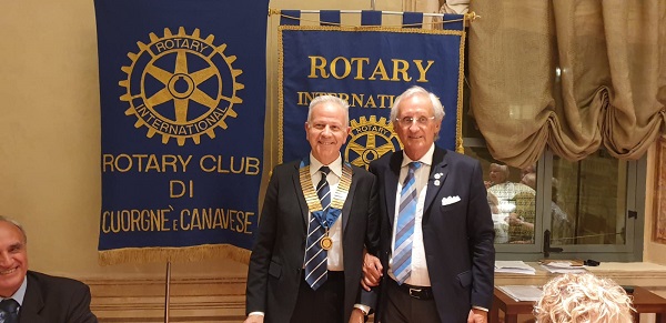 Rotary Cuorgnè e Canavese: Alberto Prono subentra nella presidenza a Roberto Romagnoli