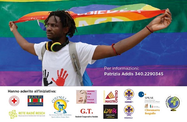 Da Ciriè a Castellamonte la marcia “Restiamo umani” con l’attivista John Mpaliza “The Peace Walking Man”