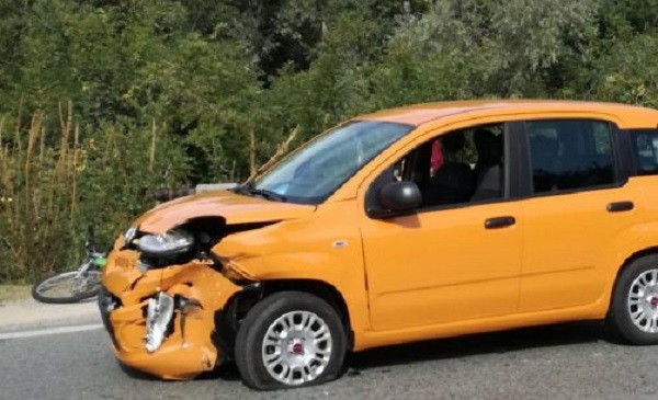 Rivarolo Canavese: grave scontro tra auto sul ponte dell’Orco. Ferite due donne a bordo di una Fiat Panda