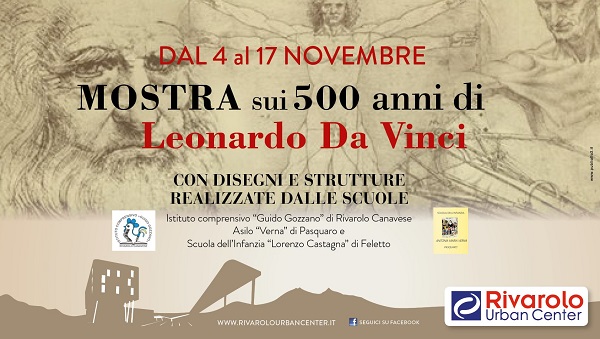 Rivarolo: in mostra all’Urban Center i lavori degli alunni che rendono omaggio a Leonardo