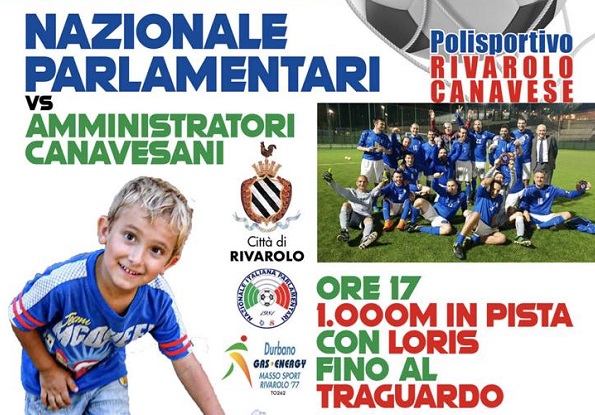 Calcio: parlamentari Vs amministratori per aiutare il piccolo Loris Augusti. Le formazioni in campo