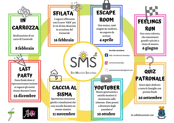 Torna “Sms San Maurizio Saturdays” il progetto di aggregazione che si basa sulla solidarietà