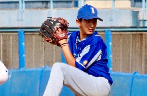 Baseball: Edoardo Zingarelli convocato in Nazionale. Gran festa al “Redclay” di Castellamonte