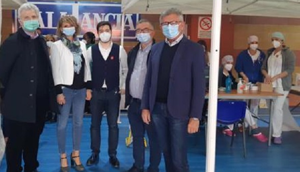 Covid, vaccini al Palalancia di Chivasso. Prevista la somministrazione di 500 dosi al giorno