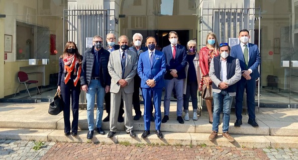 Canavese, il presidente della Regione Alberto Cirio visita l’eccellenza dell’industria territoriale