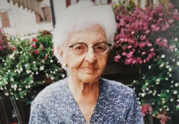 Ivrea: è morta alla veneranda età di 109 anni Antonia Ravetti, la nonnina più longeva del Piemonte