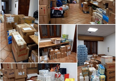 Oglianico solidale con l’Ucraina: raccolti generi alimentari e indumenti per i profughi in fuga