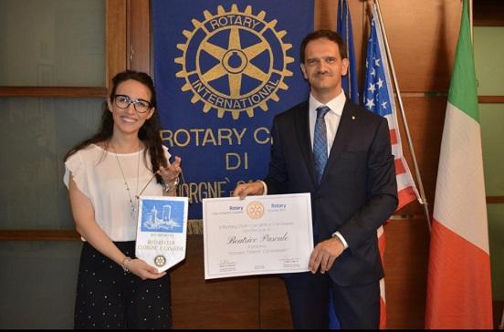 Salassa: a Beatrice Pascale il premio “Giovani Talenti” del Rotary Club Cuorgnè e Canavese
