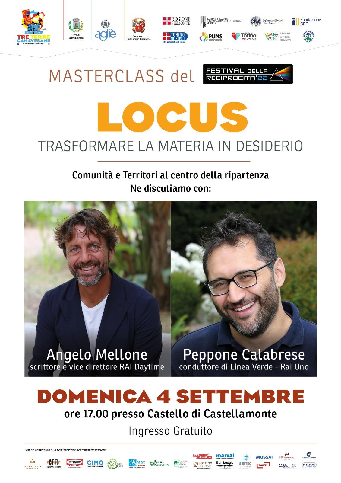 “Locus: trasformare la materia in desiderio”. Incontro a Castellamonte con i vertici di RaiUno