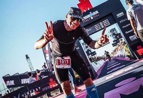 Massimo Testa, presidente Ascom di Rivarolo Canavese, partecipa con successo all’Iron Man di Cervia