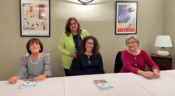 Grande emozione all’Inner Wheel Cuorgnè e Canavese per il libro “Via con te” di Francesca Dighera