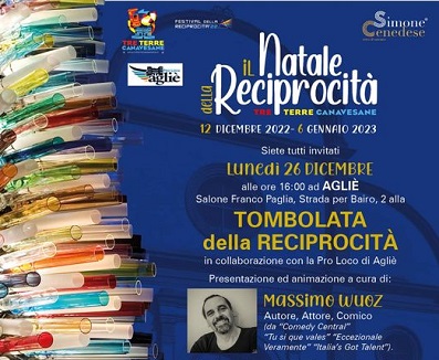Agliè, al via la “Tombola della Reciprocità”. Il sindaco Succio: “Un’occasione per stare insieme”