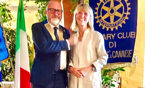 Castellamonte: Beppe Pezzetto è il nuovo presidente del Rotary Club Cuorgnè e Canavese