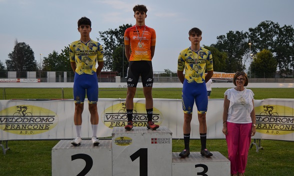 San Francesco al Campo: Fiscarelli, Acquaviva e Moretti sono campioni regionali Omnium