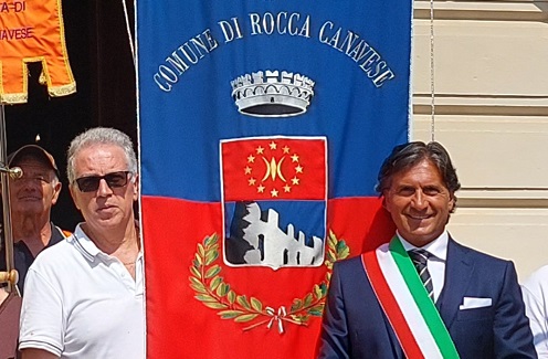 Rocca Canavese: un masso si stacca dal fianco della montagna e sfiora l’auto guidata dal sindaco Lajolo