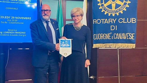 Castellamonte: al Rotary Club costruttivo confronto con la presidente dell’Ansaldo Energia
