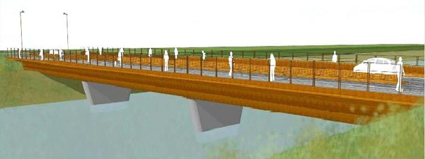 Al collaudo il ponte Bailey sul Ceronda per garantire l’accesso alla Reggia di Venaria