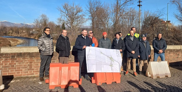 Nuovo ponte sul Ceronda a Venaria Reale: via al cantiere e appuntamento fra 459 giorni