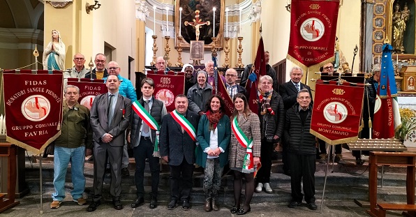 Alto Canavese: grande festa in paese per i donatori di sangue della Fidas di Salassa, Valperga e Pertusio