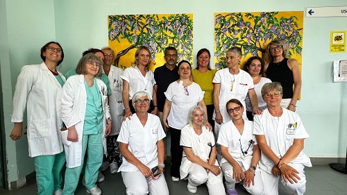 Ciriè: il progetto dell’Asl T04 “Accoglienza nel Colore” umanizza l’ospedale cittadino