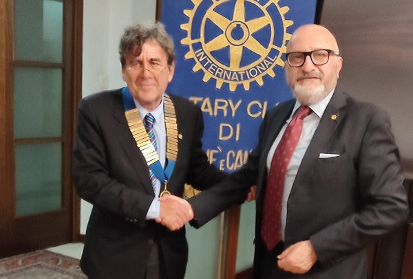 Cambio della guardia alla presidenza del Rotary Cuorgnè e Canavese: Terrando subentra a Pezzetto