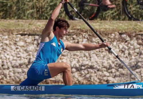 Il Canavese tifa per Gabriele Casadei, il canoista 21enne di Candia che approda alle Olimpiadi
