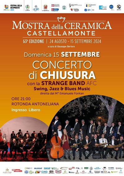 Castellamonte: il gran concerto della “Strange Band” chiuderà la Mostra della Ceramica