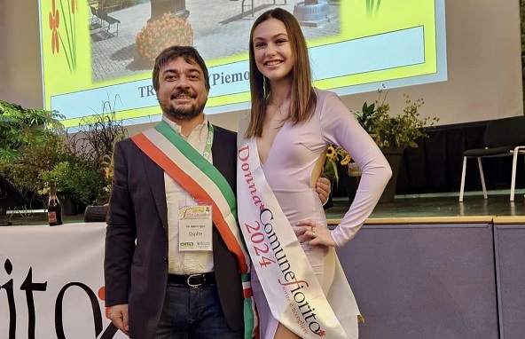 La chivassese Ludovica Timossi, testimonial di Ingria in Val Soana, è la “Donna Comuni fioriti”