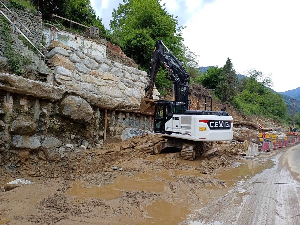 Pont Canavese, proseguono i lavori di allargamento della SP47: investimento da un milione per la sicurezza in Val Soana