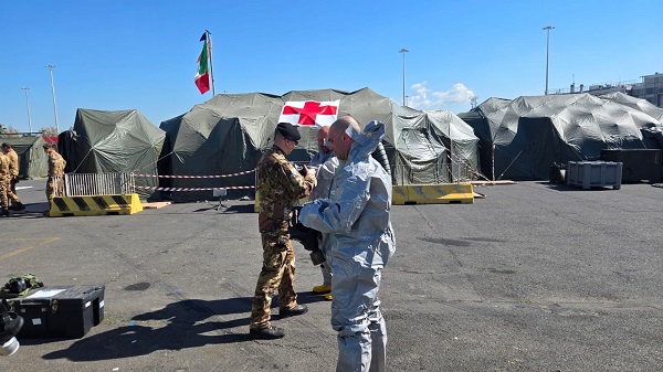 Castellamonte, alla Rotonda Antonelliana il giuramento del Corpo Militare Volontario della Croce Rossa Italiana