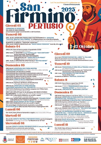 Pertusio in festa: dieci giorni tra musica e arte con San Firmino e la 20ª edizione della mostra “Fammi un Fischio”