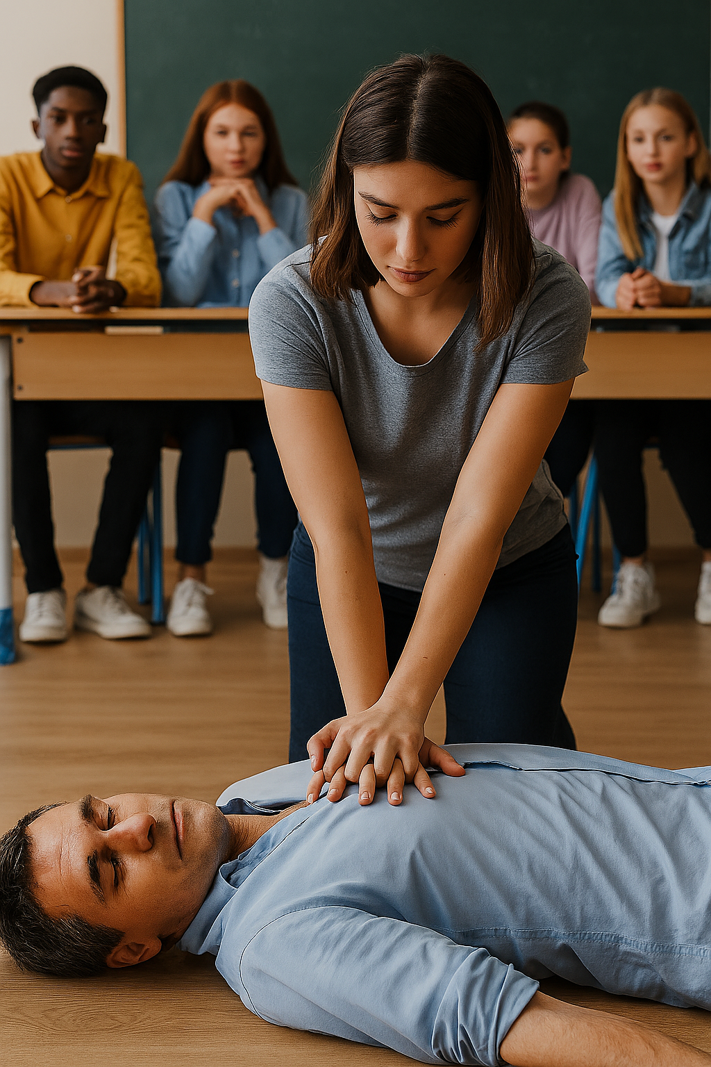 Cuorgnè e Valperga, gli studenti delle scuole medie imparano, grazie all’Asl T04, a salvare vite con il massaggio cardiopolmonare
