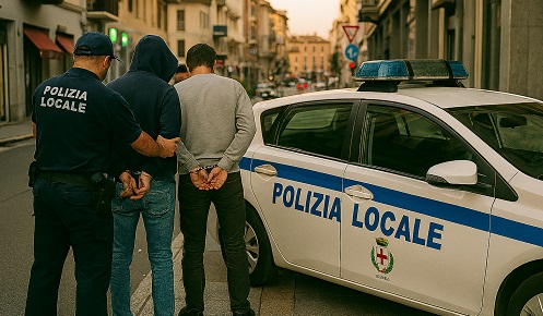 Furto in tabaccheria a Cuorgnè: rubano Gratta e Vinci per 300 euro, fermati dalla Polizia Locale due dei tre ladri