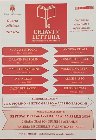 Quando leggere diventa un atto di vera libertà: torna a Chivasso il Festival “Chiavi di Lettura”