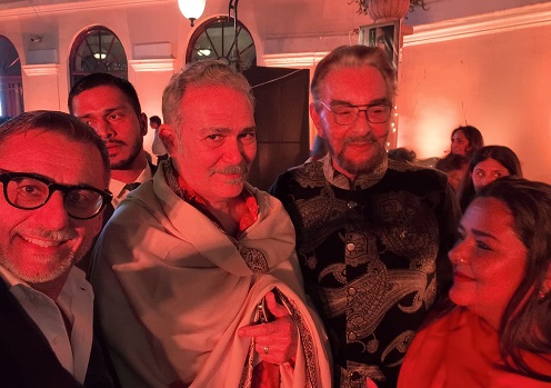 Fabrizio Rosboch incontra a Delhi Kabir Bedi, l’indimenticato Sandokan: un legame speciale con il Canavese