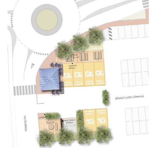 Chivasso investe sul turismo itinerante: 30 mila euro dalla Regione per l’area camper di piazza Libertini