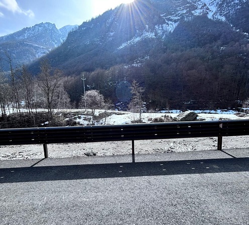 Groscavallo, completato l’allargamento della Strada Provinciale 33: più sicurezza sulla strada della Val Grande