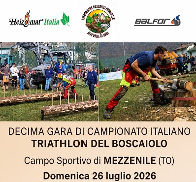 Mezzenile ospita il Triathlon del Boscaiolo: in gara i migliori specialisti del Campionato italiano